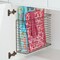 mDesign Metal Wall Mount Magazine Holder, Storage Organizer Rack